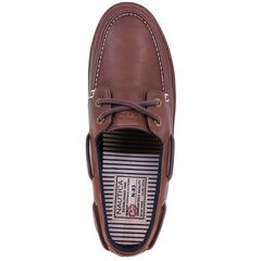 LOGO-DEBOSSED BOAT SHOE,Military Tan,large