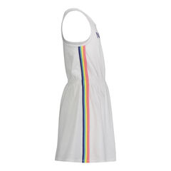 GIRLS' SIDE STRIPE TERRY DRESS (8-16),Antique White Wash,large