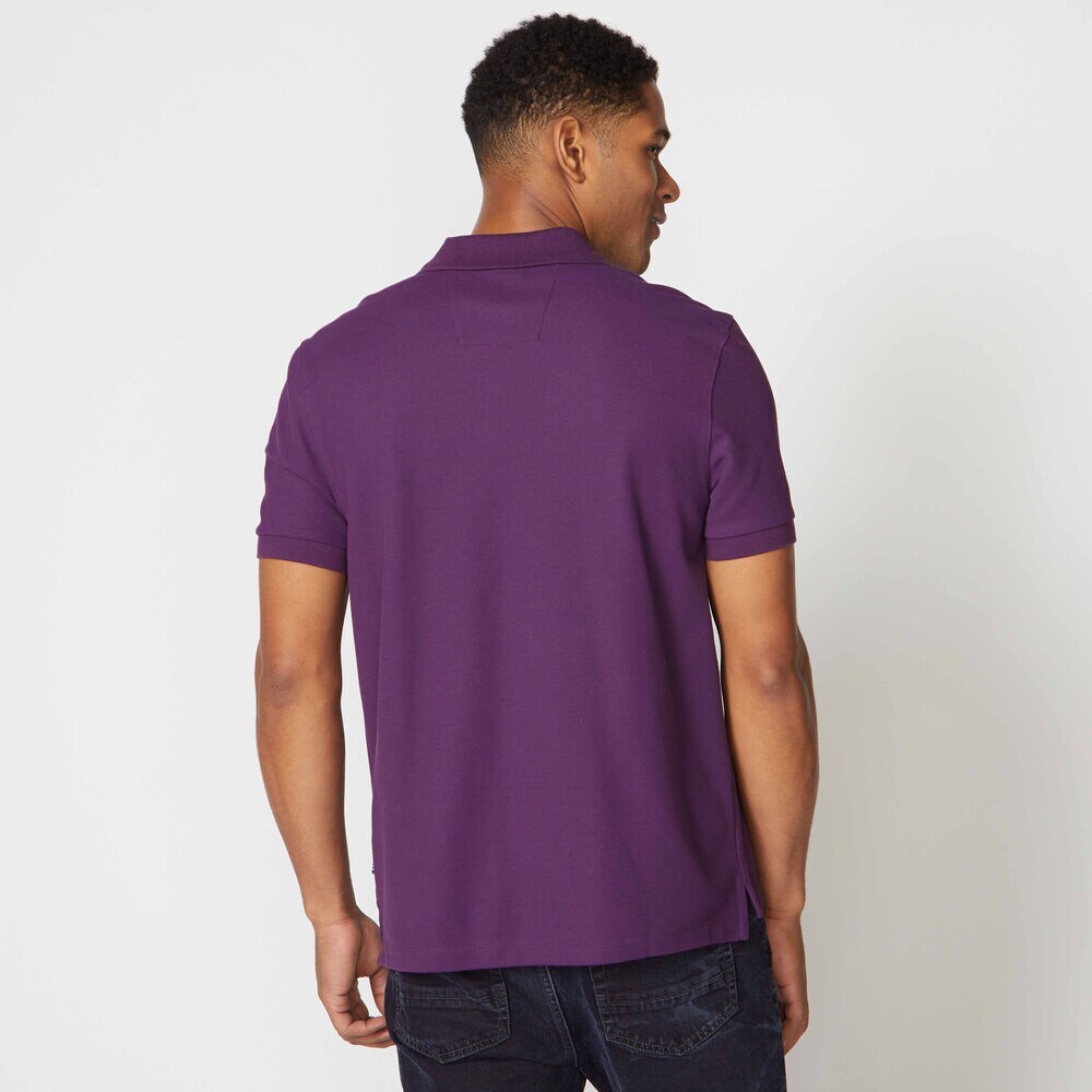 CLASSIC-FIT PERFORMANCE POLO,Blackberry,large