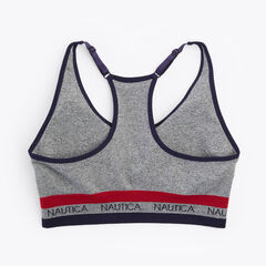 Seamless Racerback Bras, 2-Pack,Antique White Wash,large