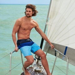 8" TRI-COLORBLOCK SWIM,Alaskan Blue,large