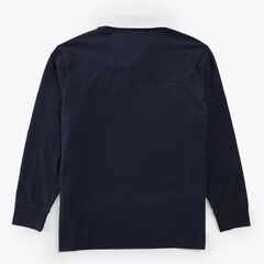 BIG & TALL CLASSIC FIT RUGBY SHIRT,Navy,large