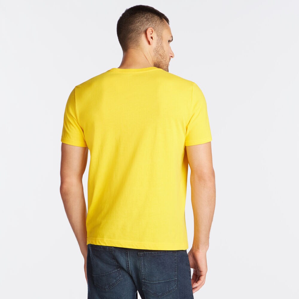 MARITIME QUALITY SUPPLY FLAG GRAPHIC T-SHIRT,Lemon Chrome,large