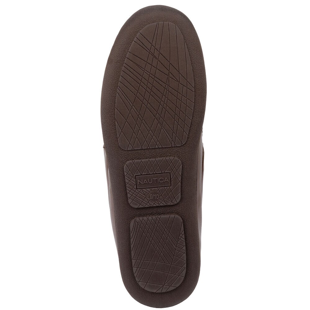 Faux-Fur-Lined Slipper,Brown Stone,large