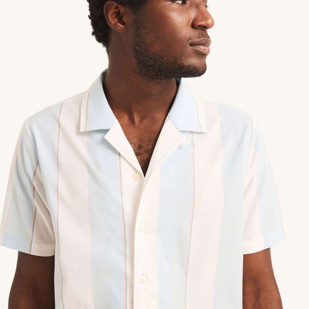 Plaid Short-Sleeve Camp Shirt,Aquasplash,large