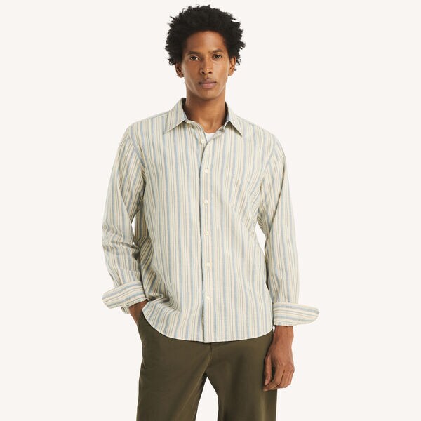 Textured Striped Shirt 