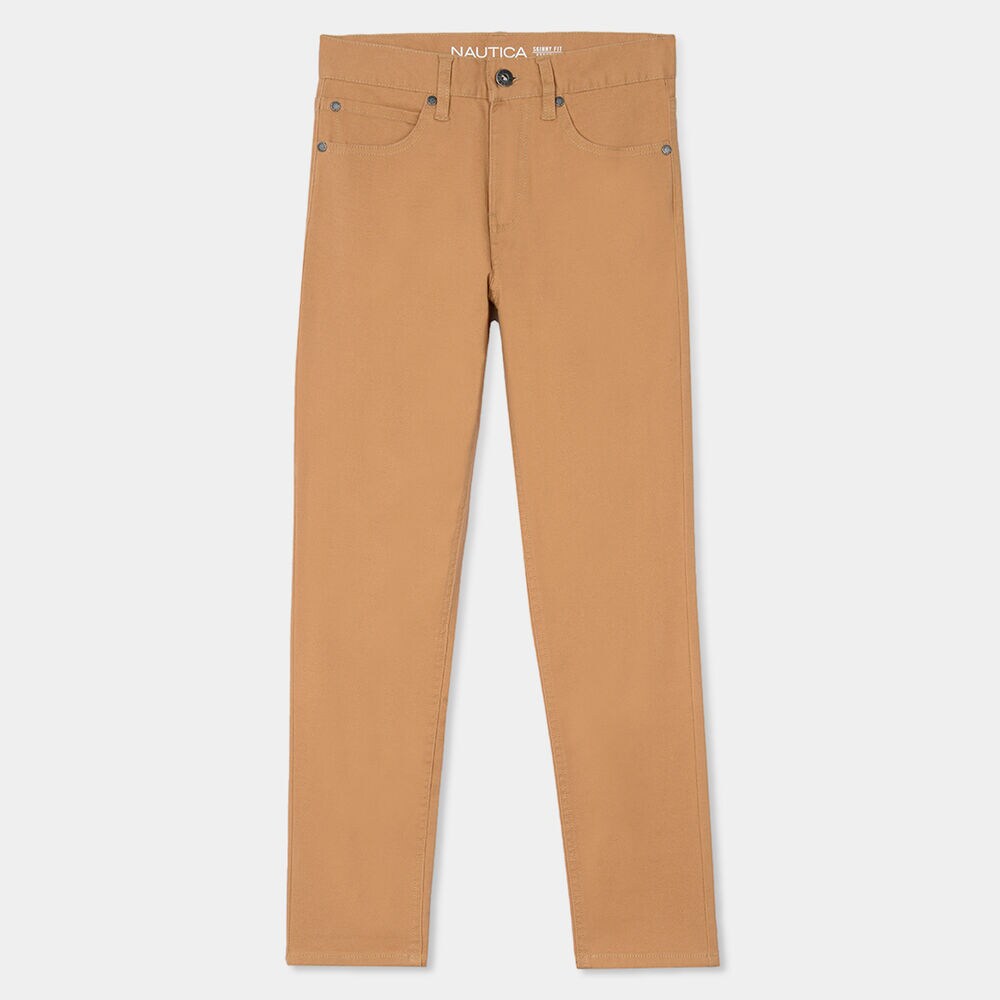 BOYS' 5-POCKET TWILL PANT,Tavern,large