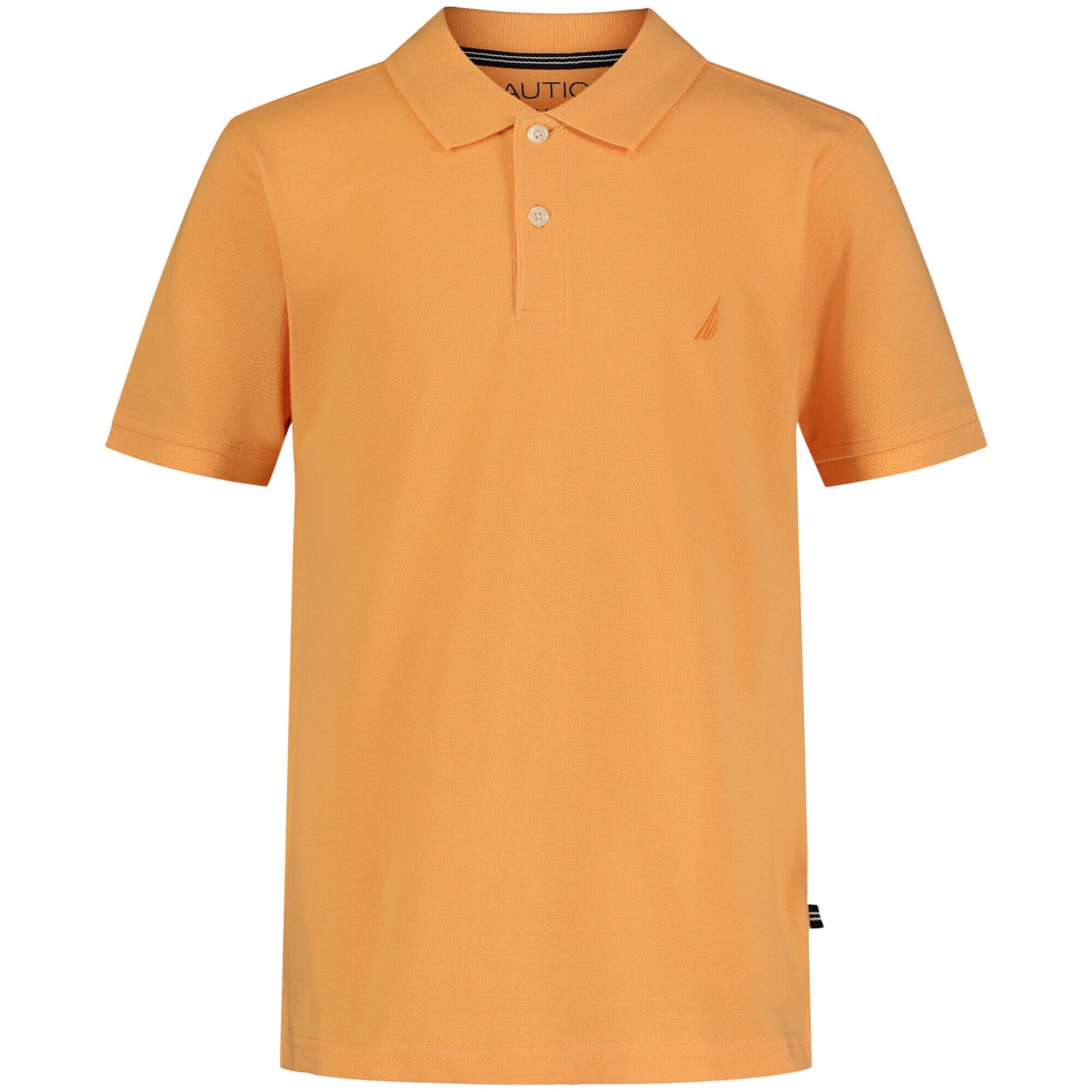 Boys' Solid Polo (8-20),Nasturtium,large