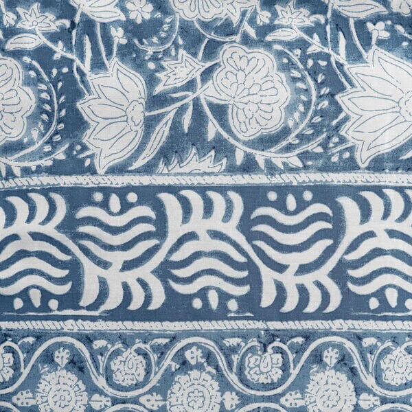 Bayport Floral Blue King Comforter Set