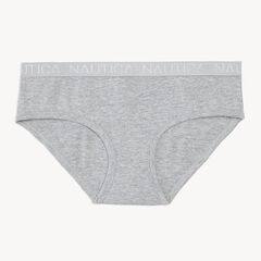Stretch-Cotton Hipster Brief, 5-Pack,Dark Brown Heather,large