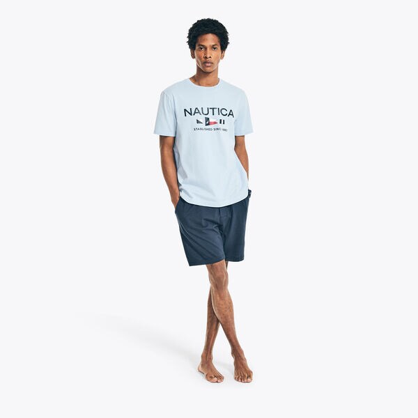 DO NOT MAKE LIVE - SIGNAL FLAG LOGO GRAPHIC SLEEP T-SHIRT