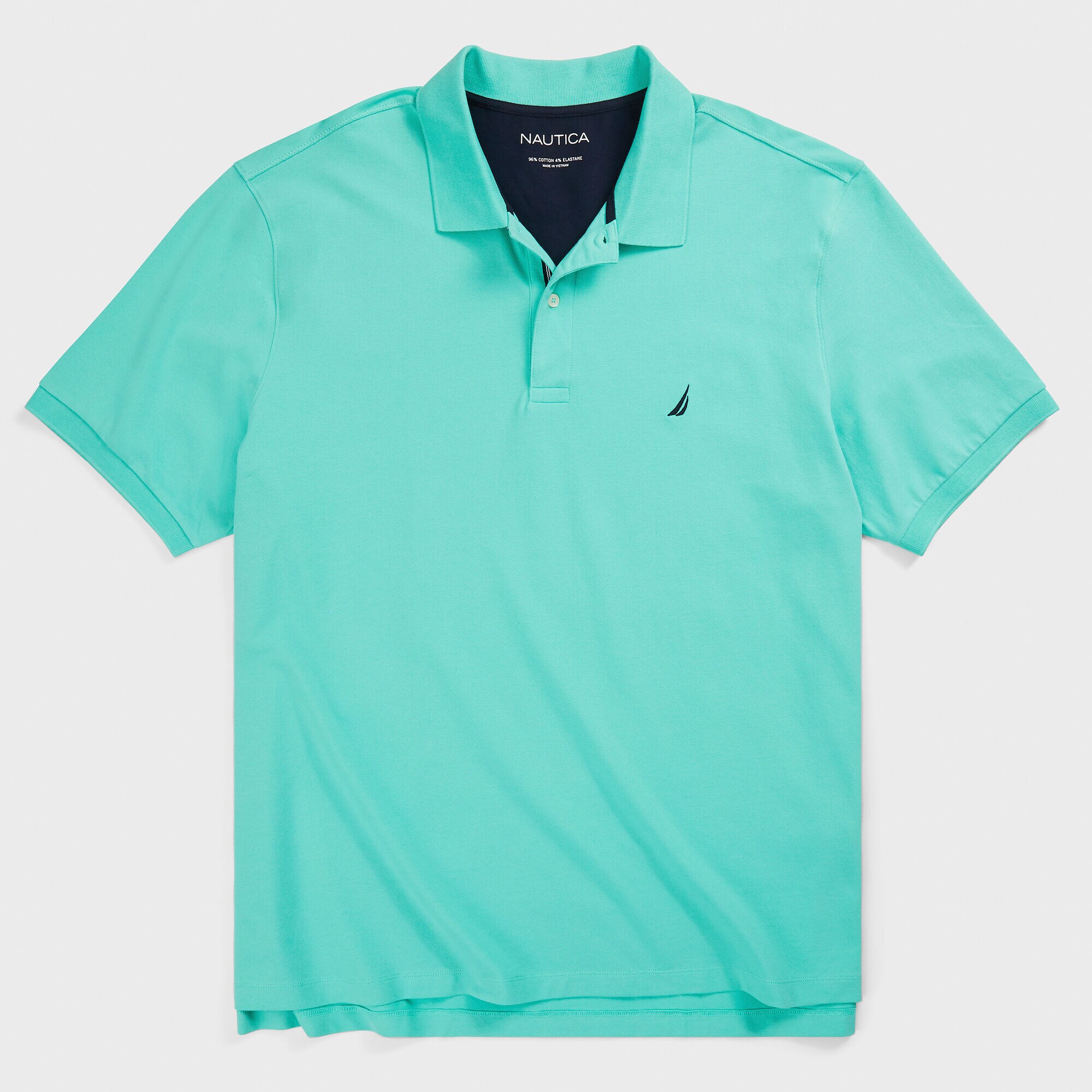 BIG & TALL STRETCH MESH POLO,Mint Spring,large