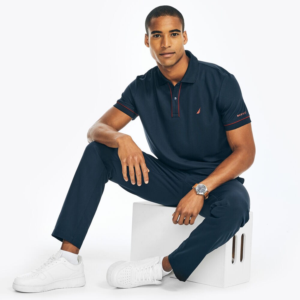 NAVTECH CLASSIC FIT POLO,Navy,large