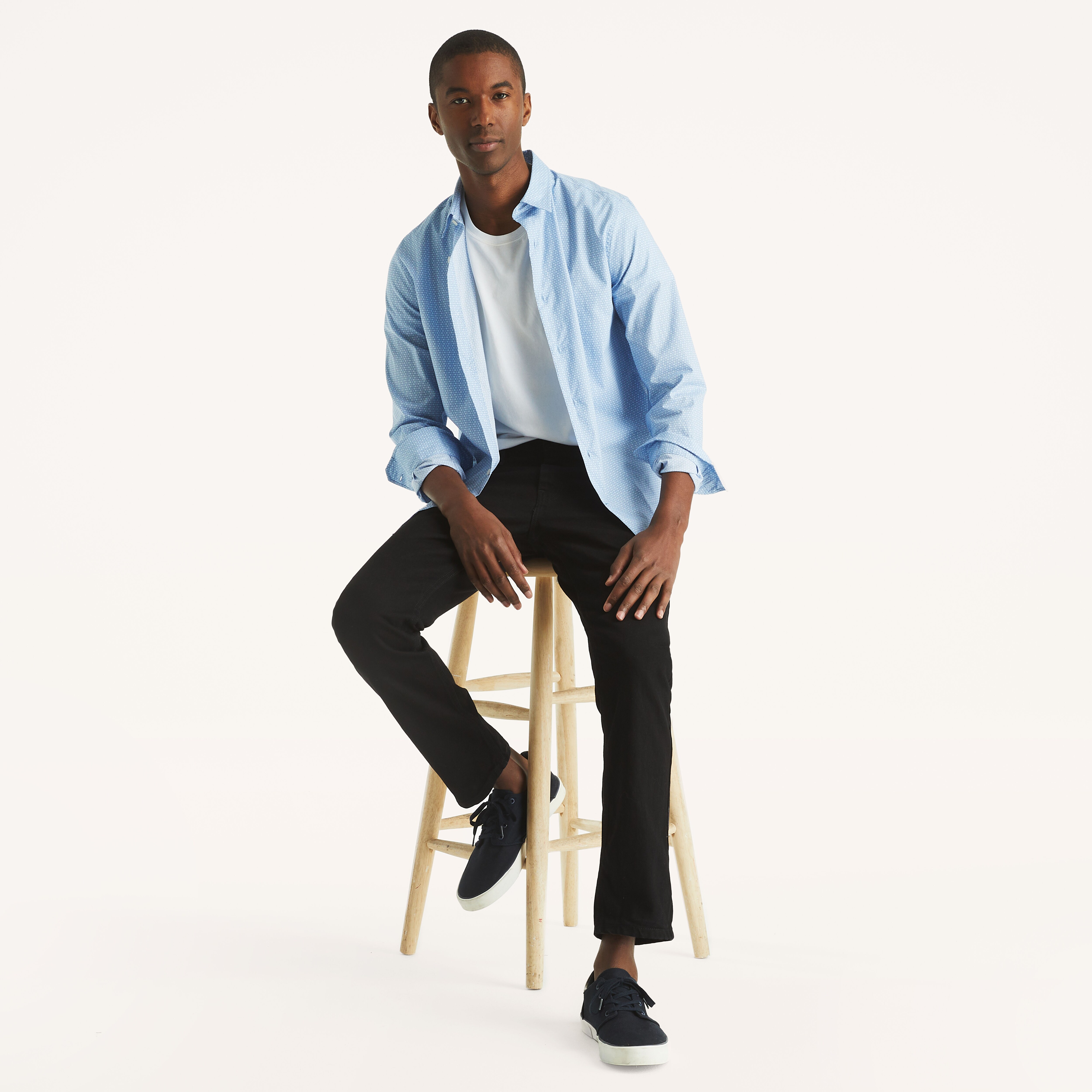 Classic Fit Wrinkle-Resistant Printed Shirt | Nautica