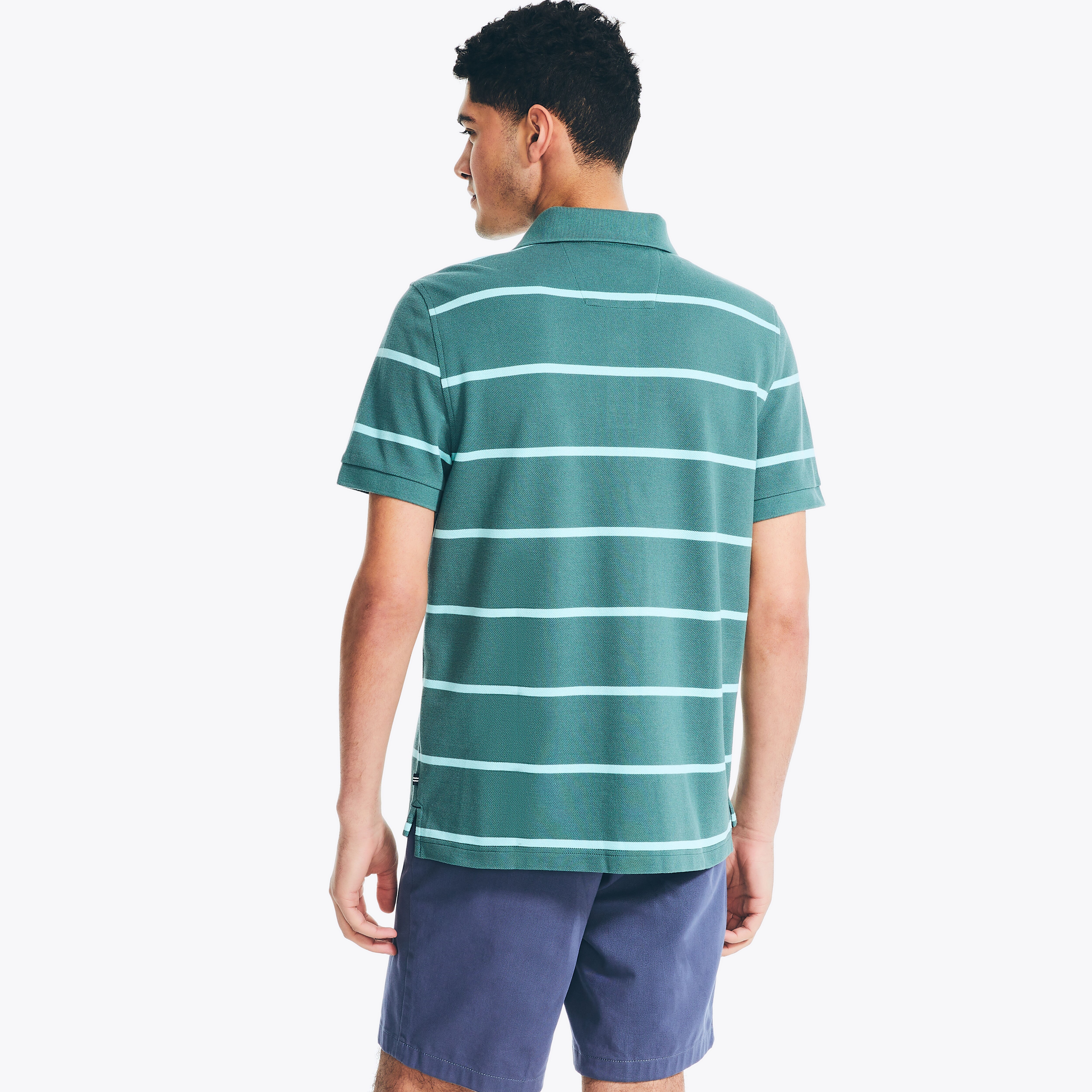 小物 putica Classic Fit Striped Seersucker Polo | Nautica