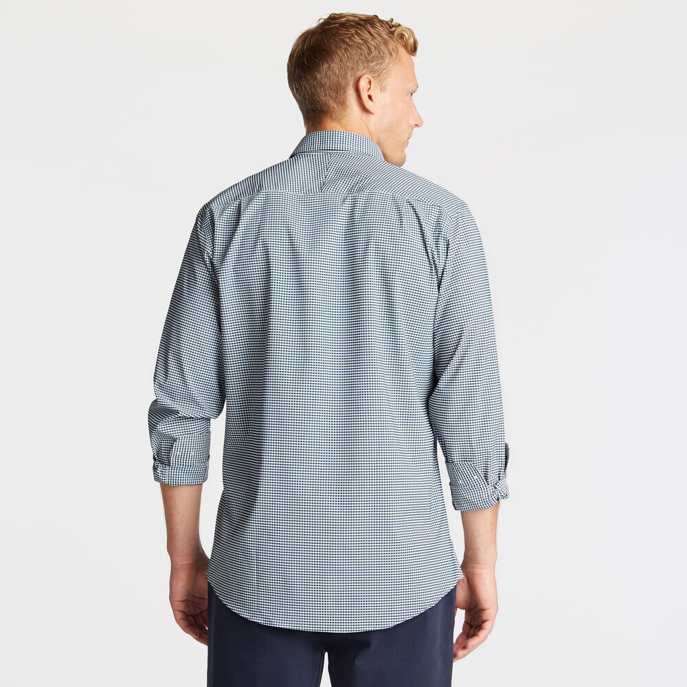 CLASSIC FIT NON-IRON PERFORMANCE TWILL SHIRT,Spruce,large