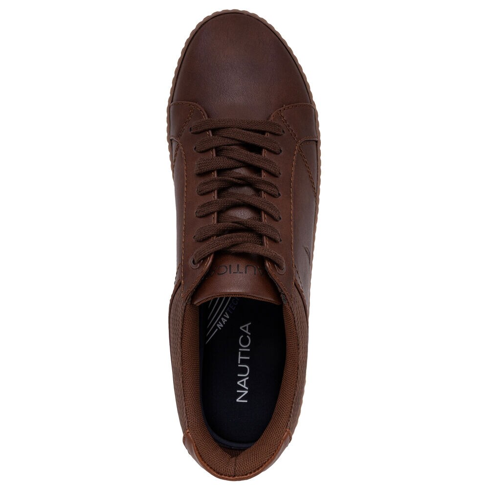 Lace-Up Sneaker,Chocolate,large