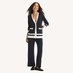 Pull-On Sweater Pant,Navy,large