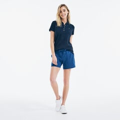 5" LINEN PULL-ON SHORT,Deep Navy Heather,large