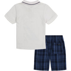 TODDLER BOYS' POLO SHORT 2PC SET,Oyster Bay Blue,large