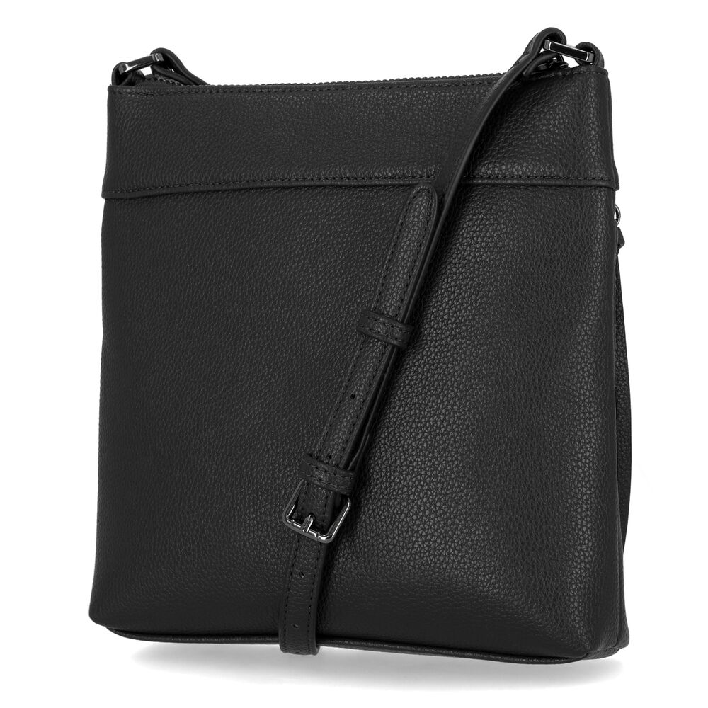 Zip Crossbody Bag,Black,large