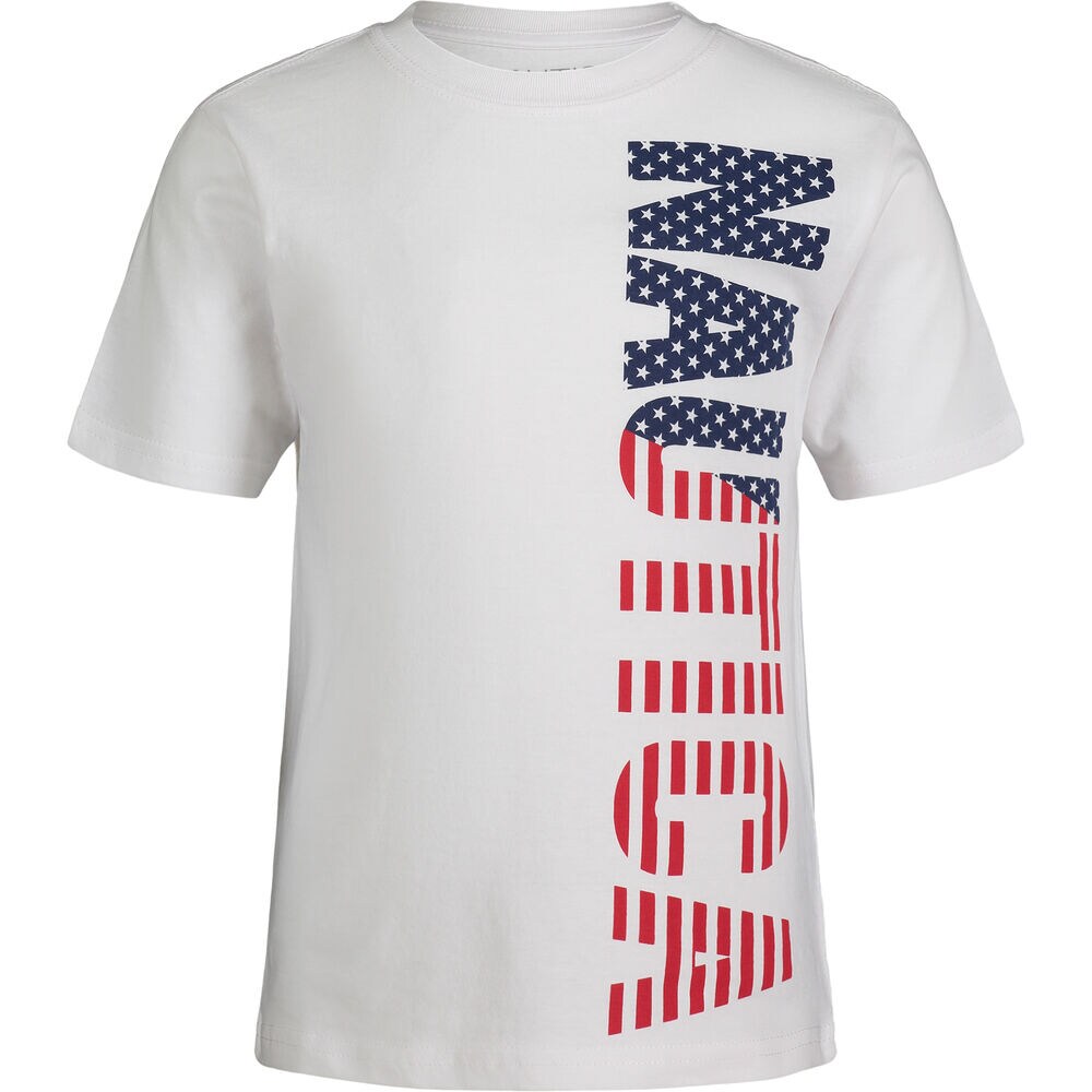BOYS' AMERICANA GRAPHIC T-SHIRT (8-20),Antique White Wash,large