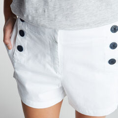 4" Stretch Twill Sailor Short,Bright White,large