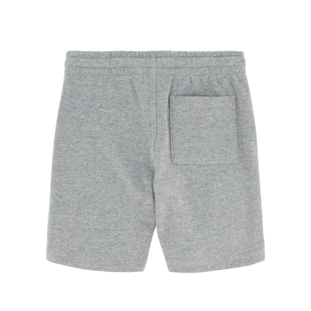 BOYS' SOLID KNIT SHORT (8-20),Gunmetal Grey,large