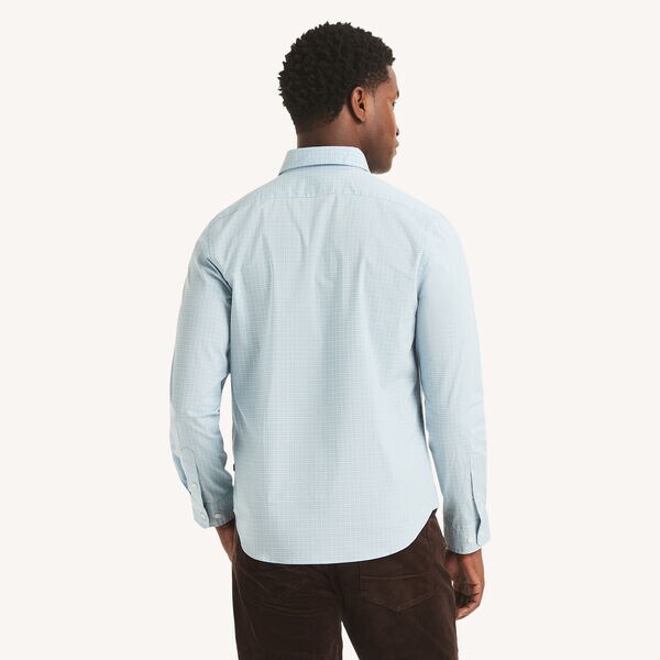 Slim Fit Wrinkle-Resistant Plaid Shirt
