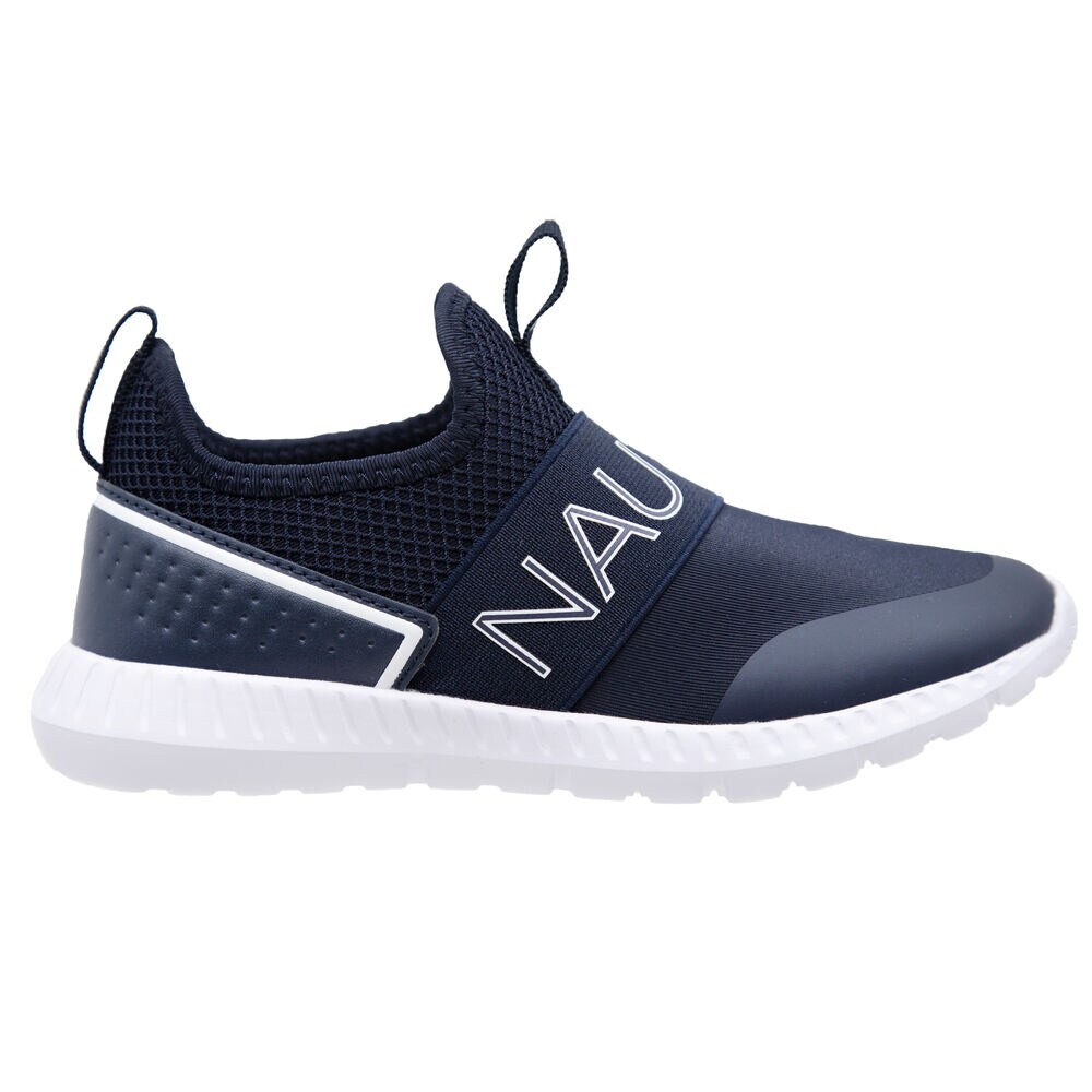 BOYS' LOGO STRAP SLIP-ON SNEAKER,Ice Blue,large