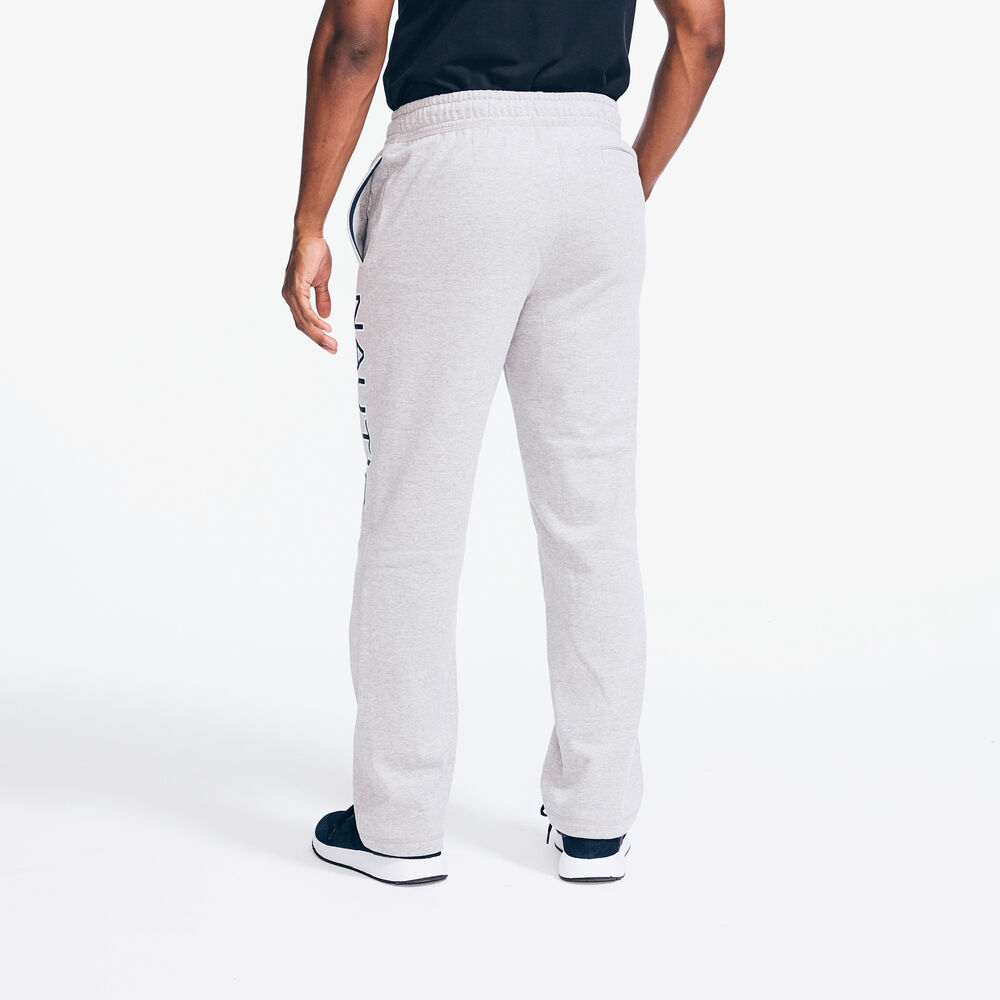 LOGO FLEECE SWEATPANT,Grey Heather,large