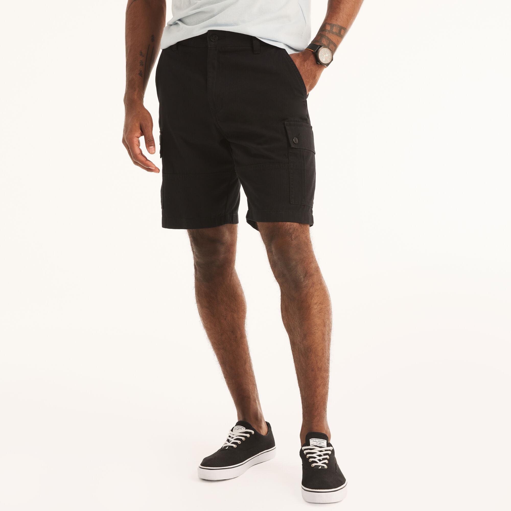 9.5" Navigator Cargo Short,True Black,large