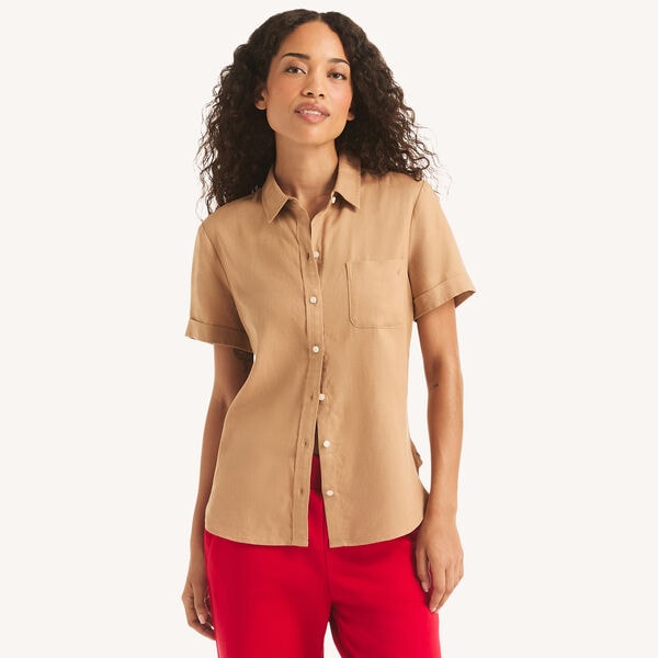 Linen Camp Shirt