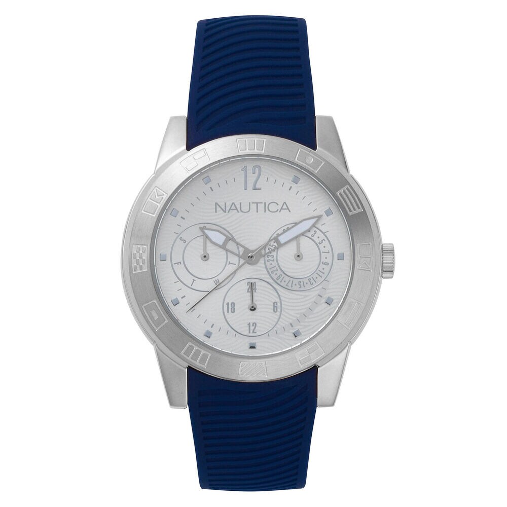 Long Beach Water Resistant Watch,Navy,large