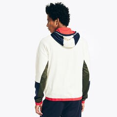 FLEECE PULLOVER HOODIE,Sail Cream,large