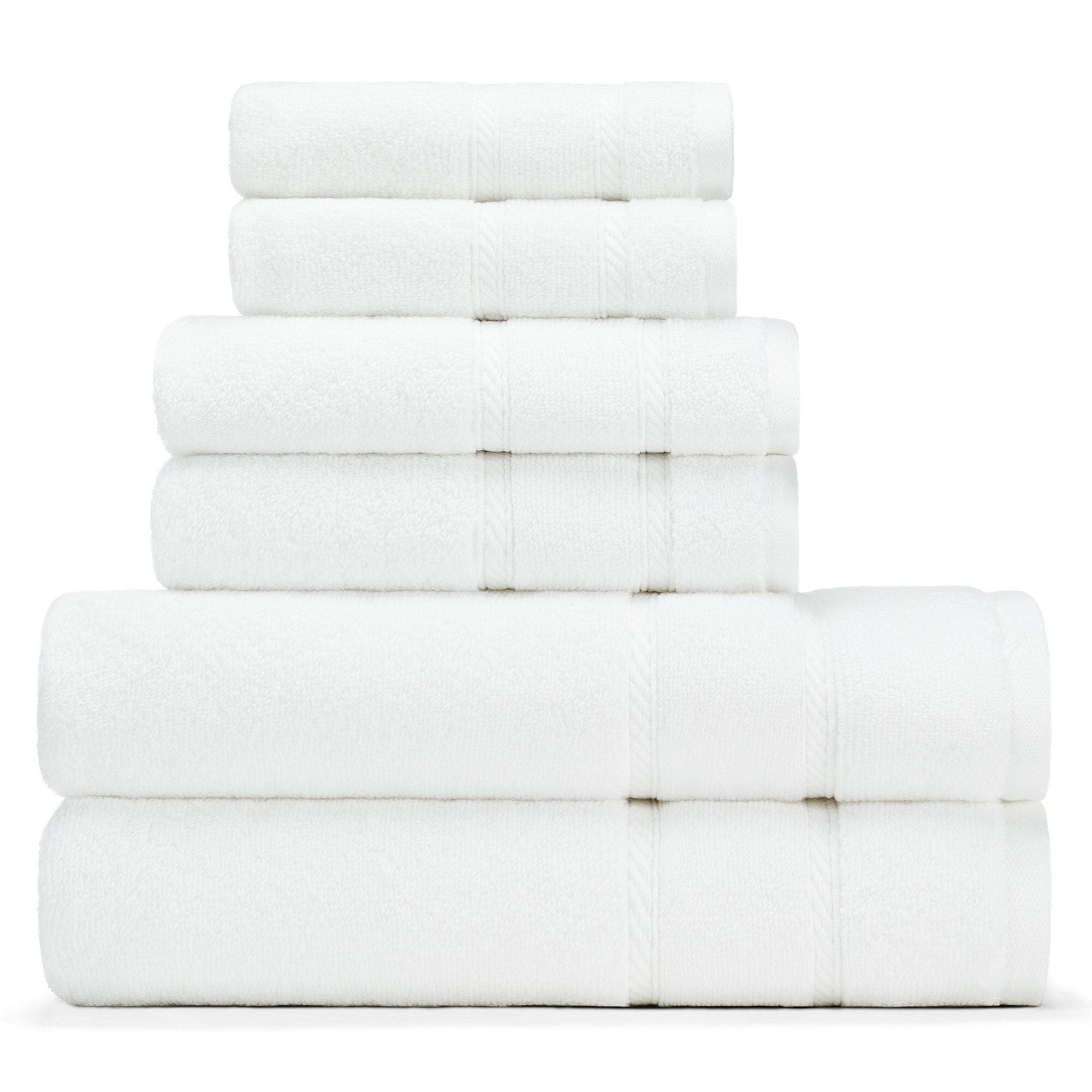 Belle Haven Towel Set,Bright White,large