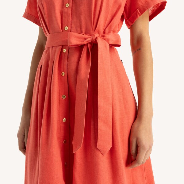 Linen Shirt Dress
