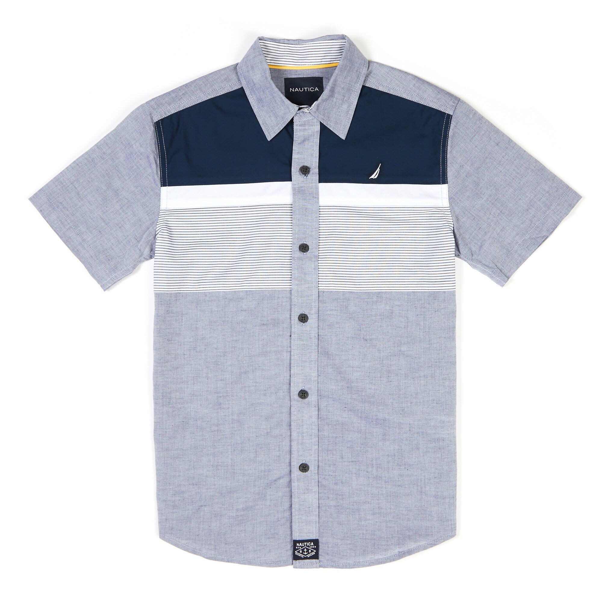 Toddler Boys' Amesti Woven Button Down (2T-4T),Oyster Bay Blue,large