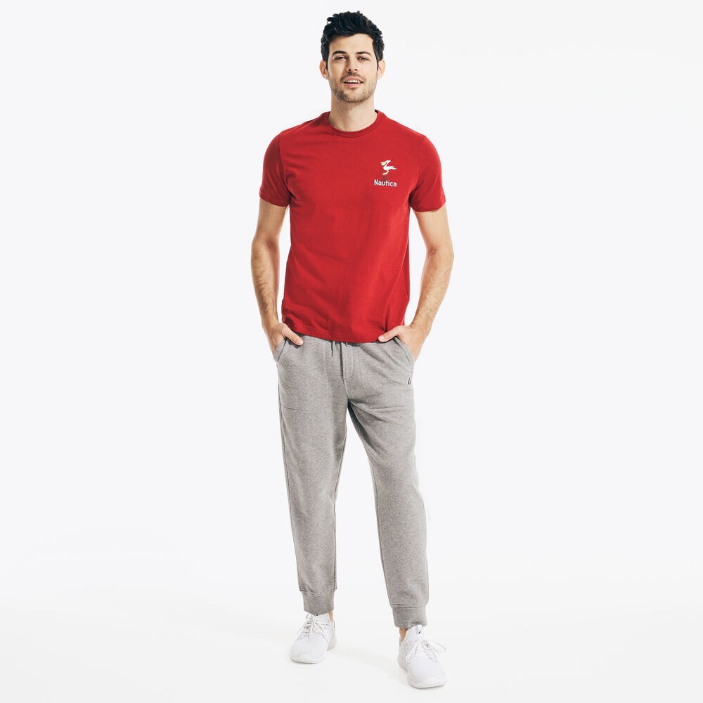 BEACH VIBES GRAPHIC T-SHIRT,Nautica Red,large