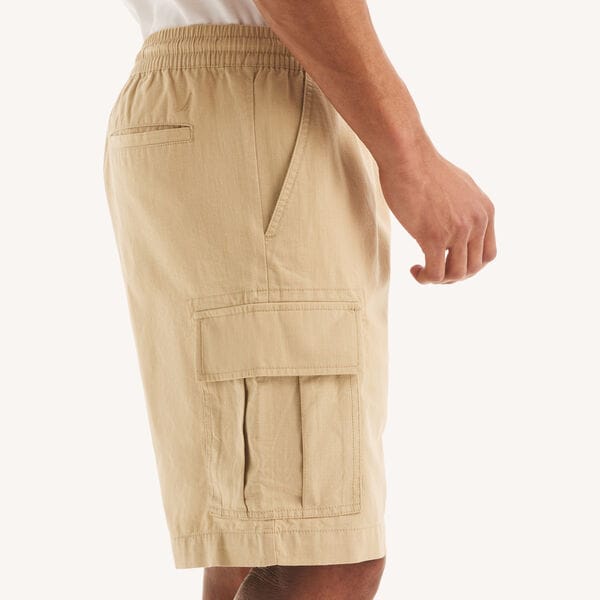 9.5" Chambray Pull-On Cargo Short