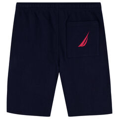 Little Boys' Graphic Knit Short (4-7),J Navy,large