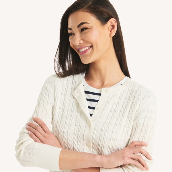 Cable-Knit Cardigan