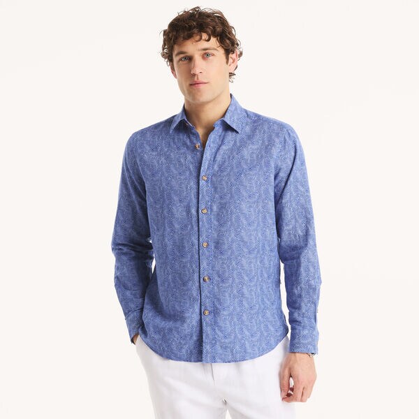 Printed Linen Shirt