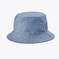 URBAN NECESSITIES X NAUTICA REVERSIBLE BUCKET HAT,Navy Dusk,large