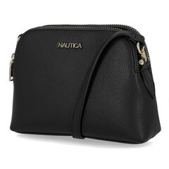 Dome Zip Crossbody Bag,Black,large