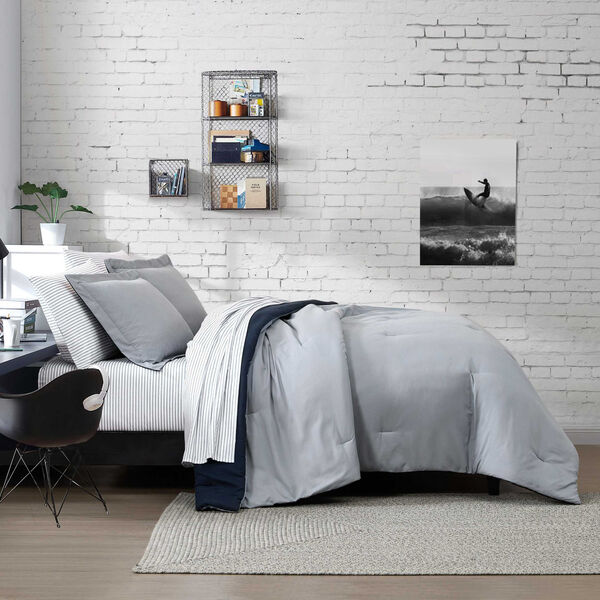 Hayes  Gray Full Comforter Set