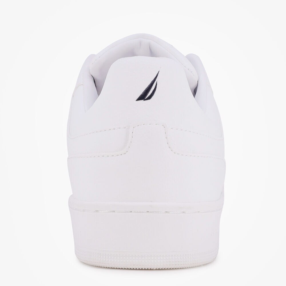 PERFORATED LOGO SNEAKER,Antique White Wash,large