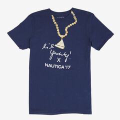 The Lil Yachty Collection by Nautica Graphic T-Shirt,Navy,large