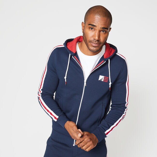 nautica zip up hoodie