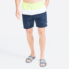 8" COLORBLOCK QUICK-DRY SWIM,Bright White,large